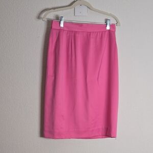 Escada Vibrant Pink Pencil Skirt
